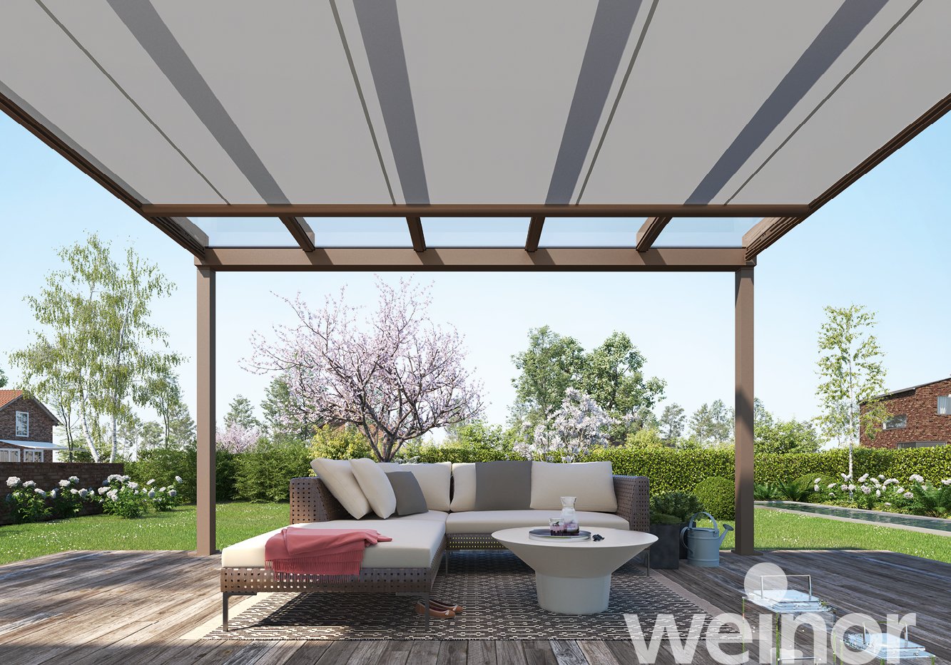Glas-Terrassendach weinor Terrazza Pure
