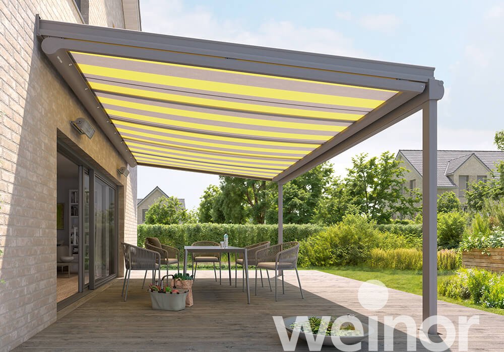 Wintergarten-Markise weinor Sottezza mit LED-Spots