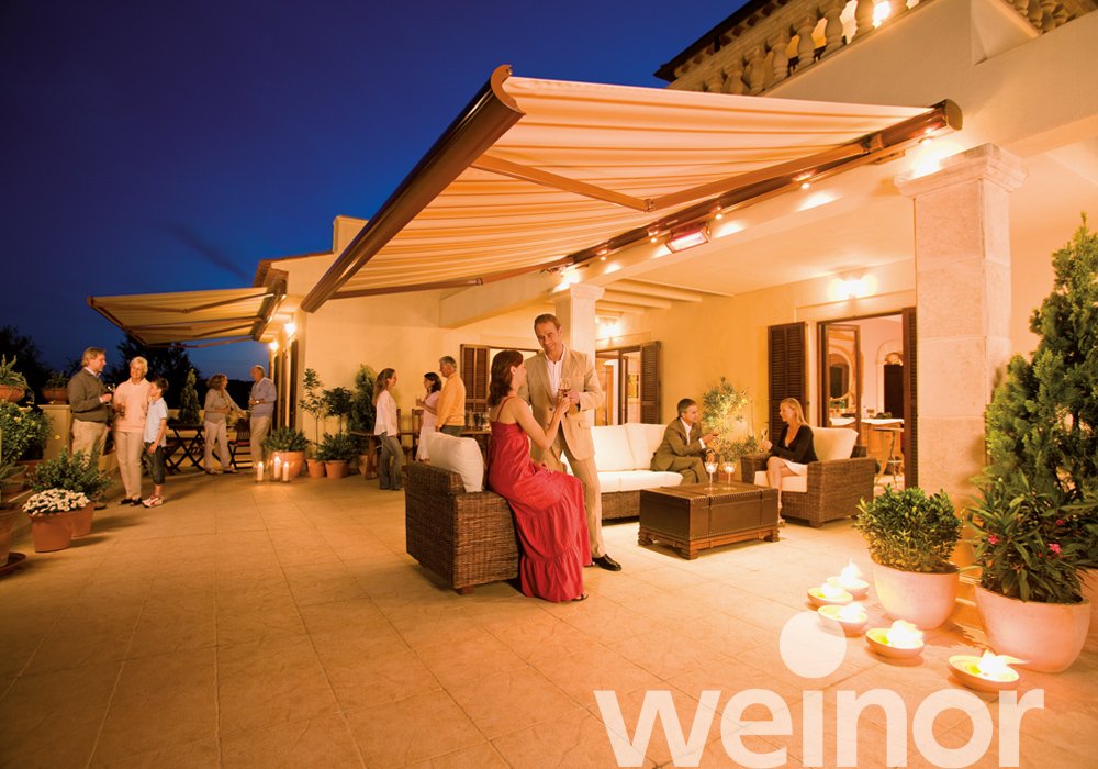 Markise weinor Opal Design II mit LED Lichtleiste