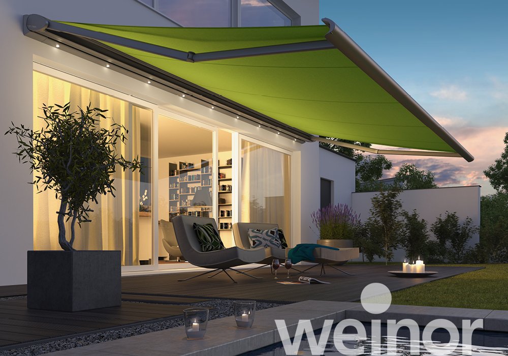 Markise weinor Cassita II mit LED Lichtleiste