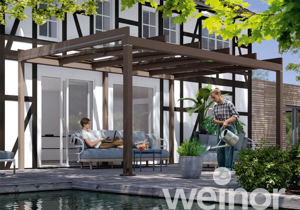 Tragender Wandanschluss und Terrazza Pure mit Tragendem Wandanschluss