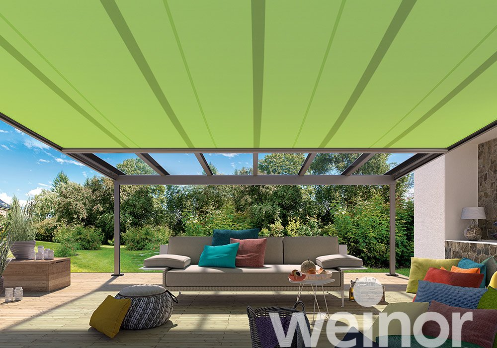 Glas-Terrassendach weinor Terrazza Originale mit Sottezza