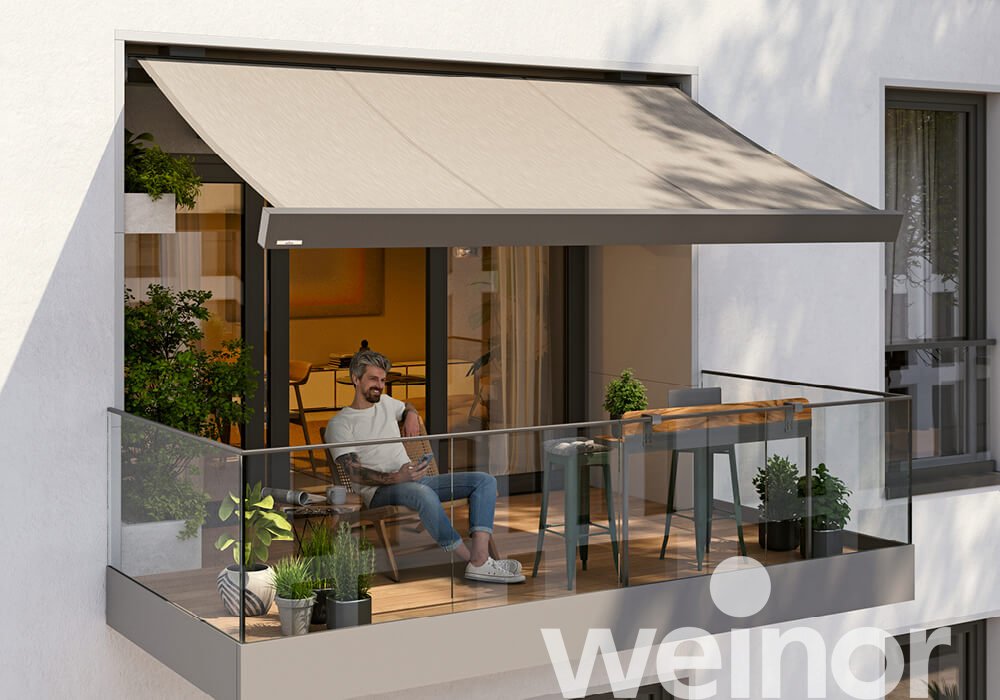Kassetten-Markise weinor Smaila ohne LED-Spots