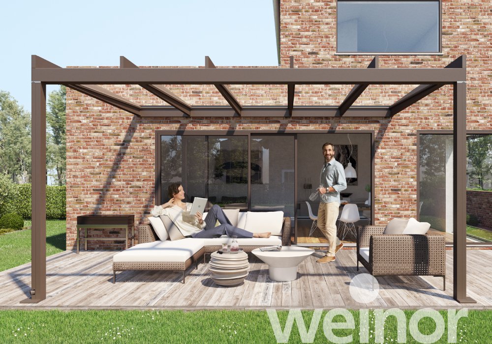 Glas-Terrassendach weinor Terrazza Pure