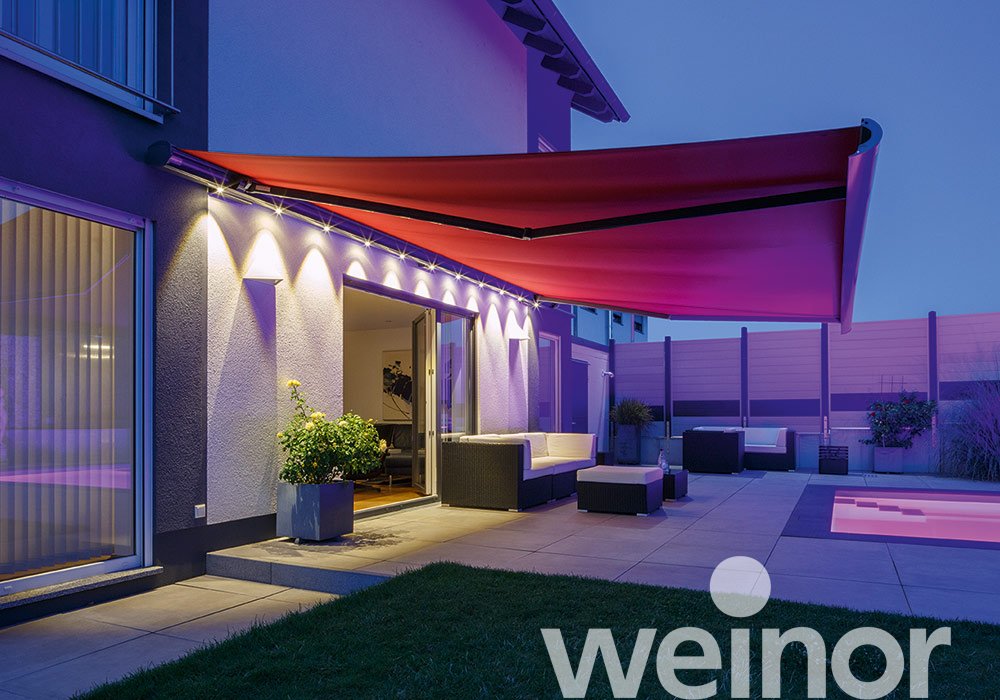 Markise weinor Opal Design II mit LED Lichtleiste