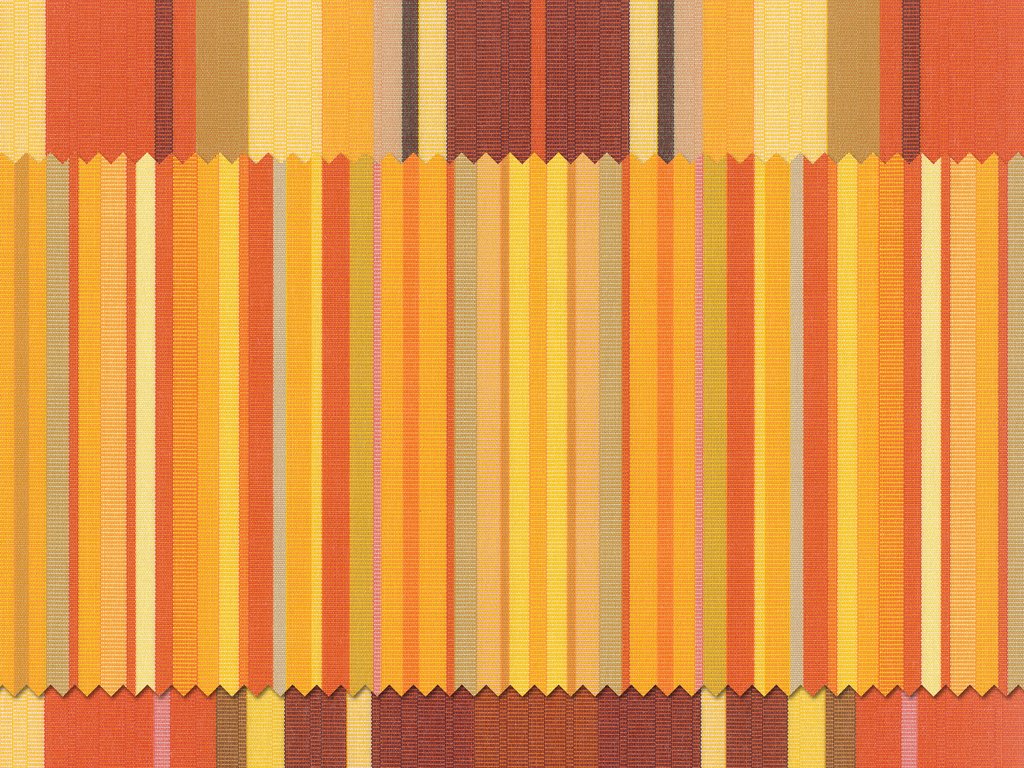 Bunte Streifen in Gelb, Orange und Braun in wechselnden Breiten.