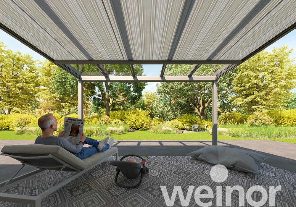 Glas-Terrassendach weinor Terrazza Pure