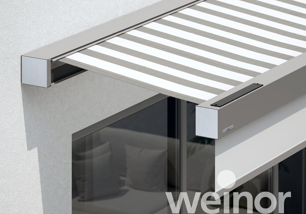 Kassetten-Markise weinor Smaila Close up, mit Volant Plus