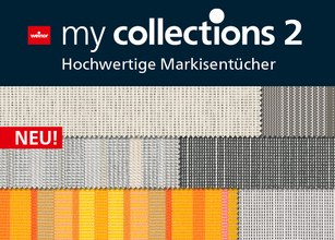 Composing für „my collections 2“ – die neue Markisentuchkollektion von weinor 